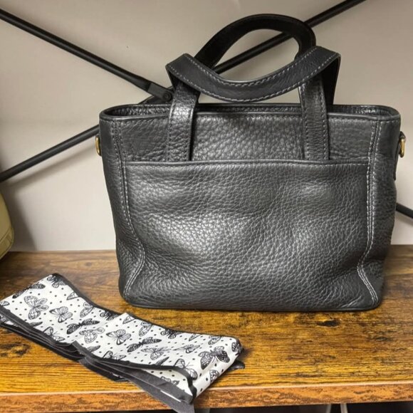 COACH BLACK SONOMA SMALL SATCHEL and MATCHING WALLET - Picture 3 of 11